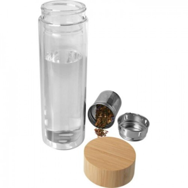 Generic Surplus Bailey bamboo 400ml fles met filter UTPF4498_clear large