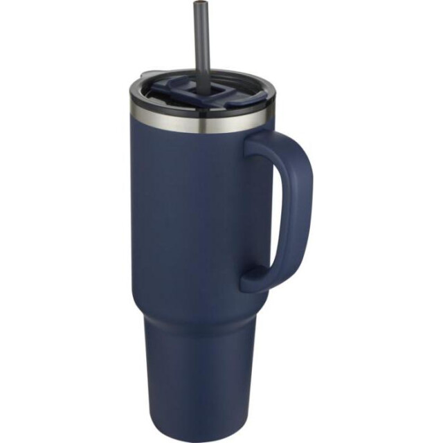Generic Surplus Sydney vacuum geïsoleerde 1200ml mok met rietje UTPF4479_navy large