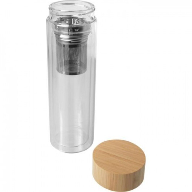 Generic Surplus Bailey bamboo 400ml fles met filter UTPF4498_clear large