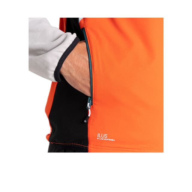Dare2b Heren latitudinal softshell gilet UTRG8733_trailblazeorangeslateblack large