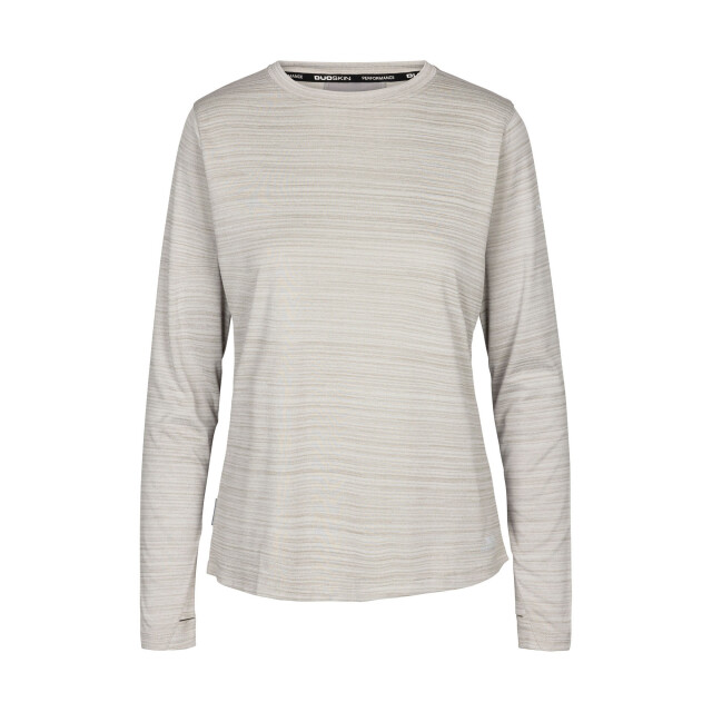 Trespass Dames nettil active top met lange mouwen UTTP6628_platinummarl large