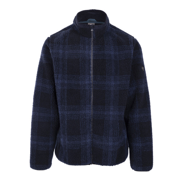 Trespass Heren epperstone at400 geruite fleece UTTP6819_navy large