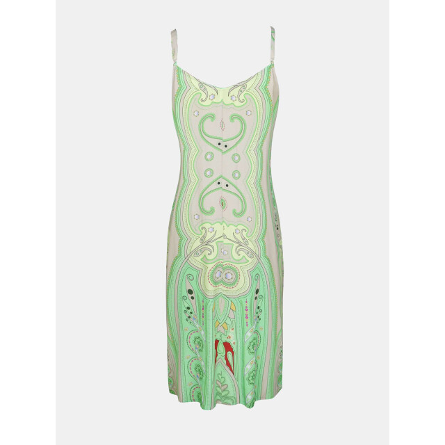 Mucho Gusto ® jurk naxos groen paisley MUCHO GUSTO® Jurk Naxos Groen Paisley large
