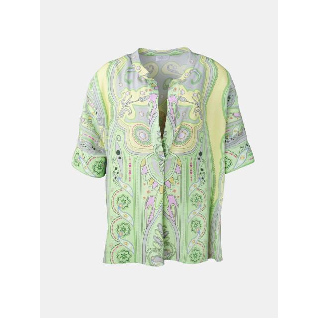 Mucho Gusto ® blouse bréscia green paisley MUCHO GUSTO® Blouse Bréscia Green Paisley large
