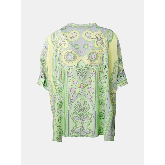 Mucho Gusto ® blouse bréscia green paisley MUCHO GUSTO® Blouse Bréscia Green Paisley large