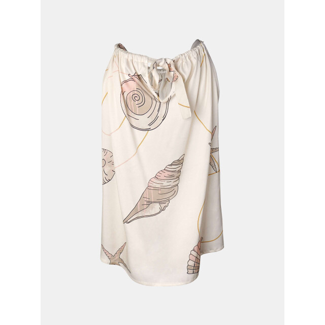 Mucho Gusto ® top dubai creme zeeschelpenprint MUCHO GUSTO® Top Dubai Creme Zeeschelpenprint large