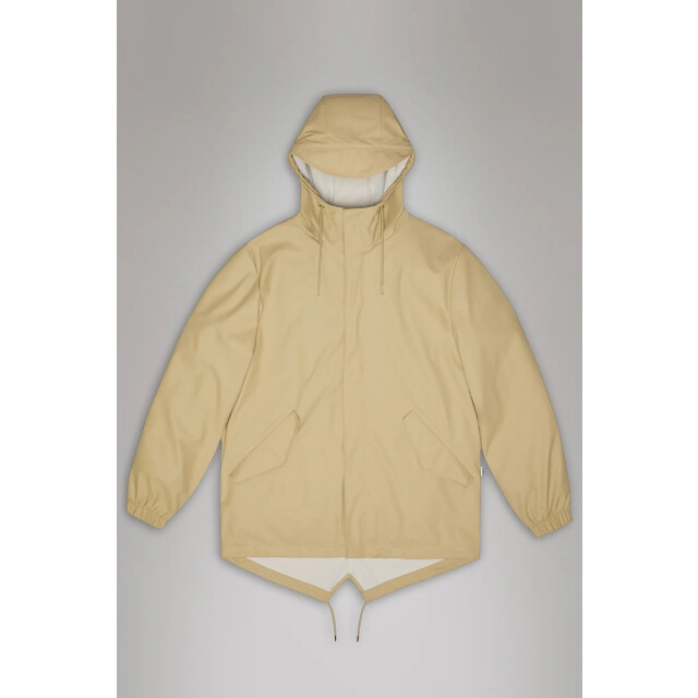 Rains 18010 fishtail jacket w3 sand 18010 large
