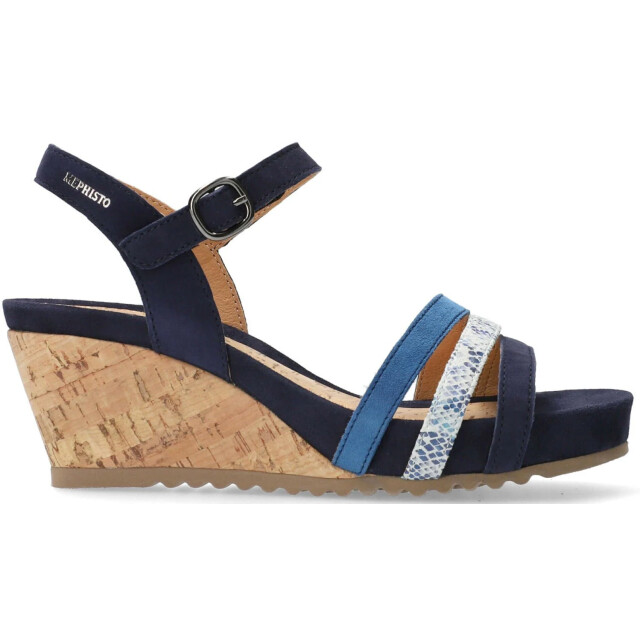 Mephisto Giny Sandalen Blauw Giny large Mephisto Giny Sandalen Blauw Giny large