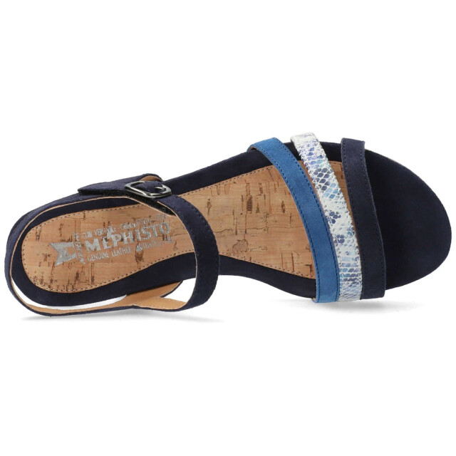 Mephisto Giny Sandalen Blauw Giny large Mephisto Giny Sandalen Blauw Giny large