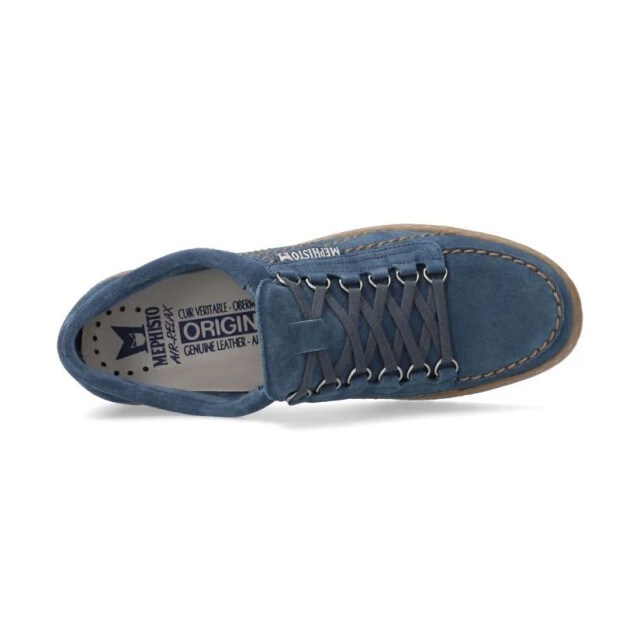 Mephisto Rainbow Veterschoenen Blauw Rainbow large