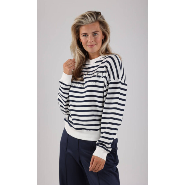 Nukus Noa pullover navy noa pullover off white navy large