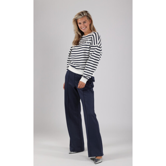 Nukus Noa pullover navy noa pullover off white navy large