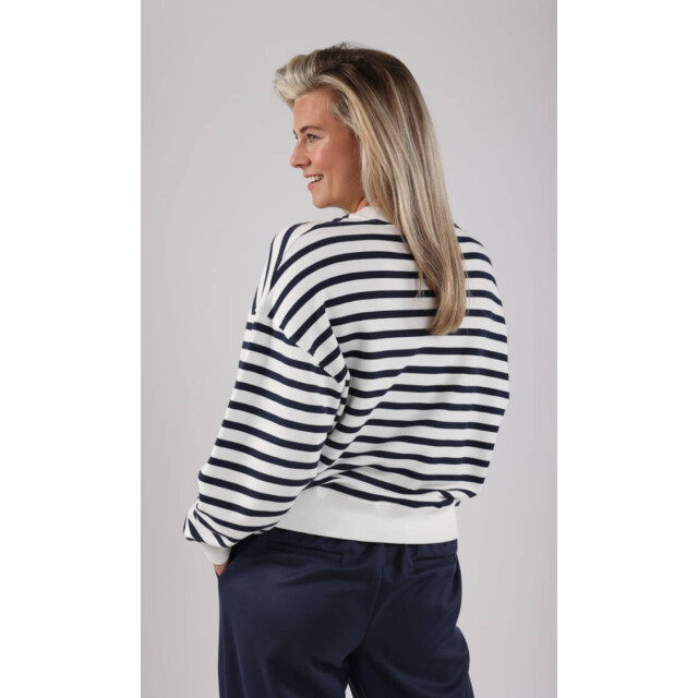 Nukus Noa pullover navy noa pullover off white navy large