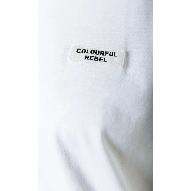 Colourful Rebel Uni label tee standard white Uni Label Tee Standard white large