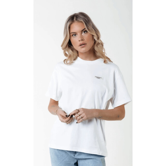 Colourful Rebel Uni label tee standard white Uni Label Tee Standard white large