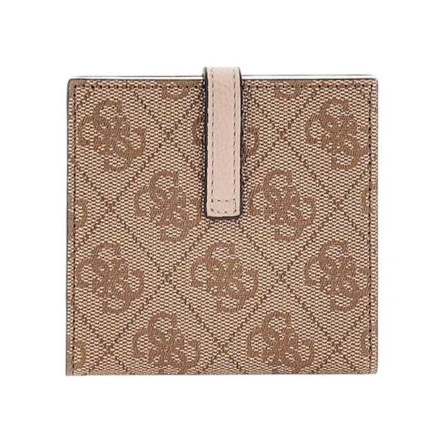 Guess Beige portemonnee met logo print Guess Beige Portemonnee Met Logo Print large