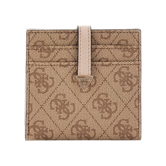 Guess Beige portemonnee met logo print Guess Beige Portemonnee Met Logo Print large