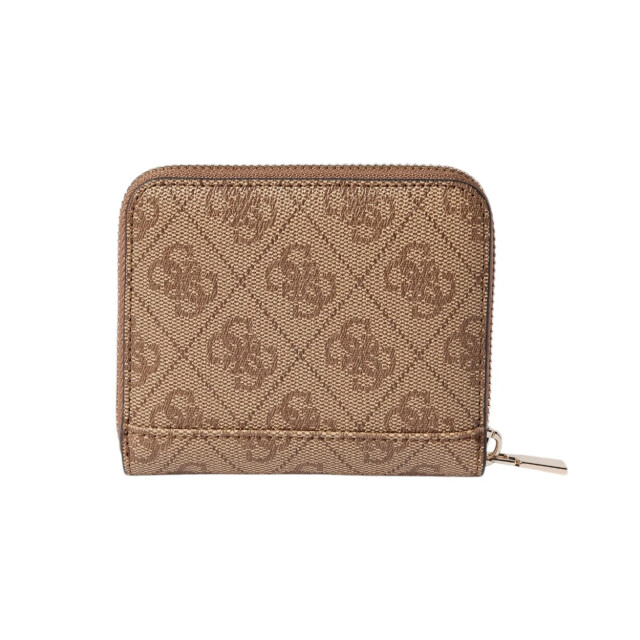 Guess Beige portemonnee met logo print Guess Beige Portemonnee Met Logo Print large