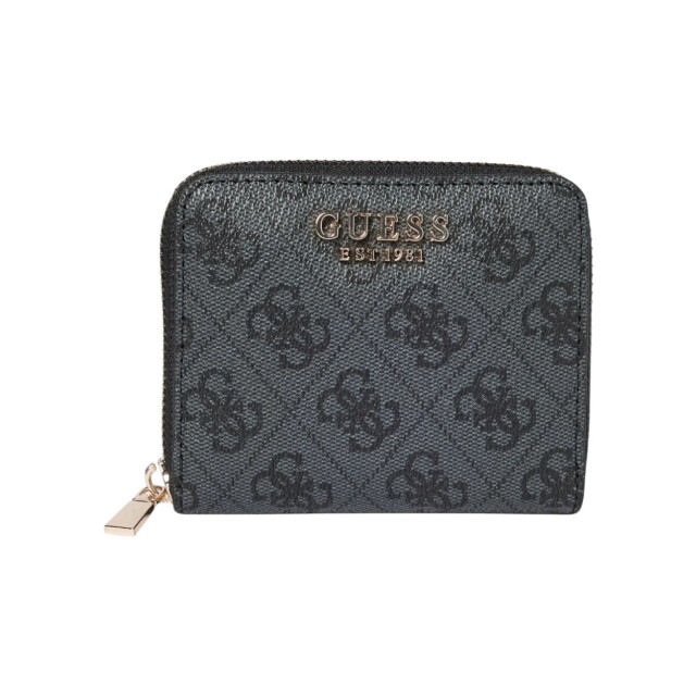 Guess Laurel portemonnee met logo print Guess Zwart Laurel Portemonnee Met Logo print large
