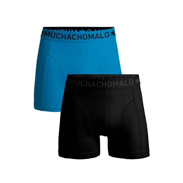 Muchachomalo Jongens 2-pack boxershorts U-SOLID1010-1076J large