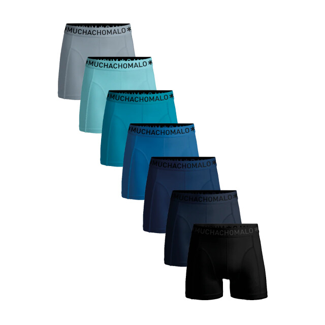 Muchachomalo Heren 7-pack boxershorts U-SOLID1010-1136 large