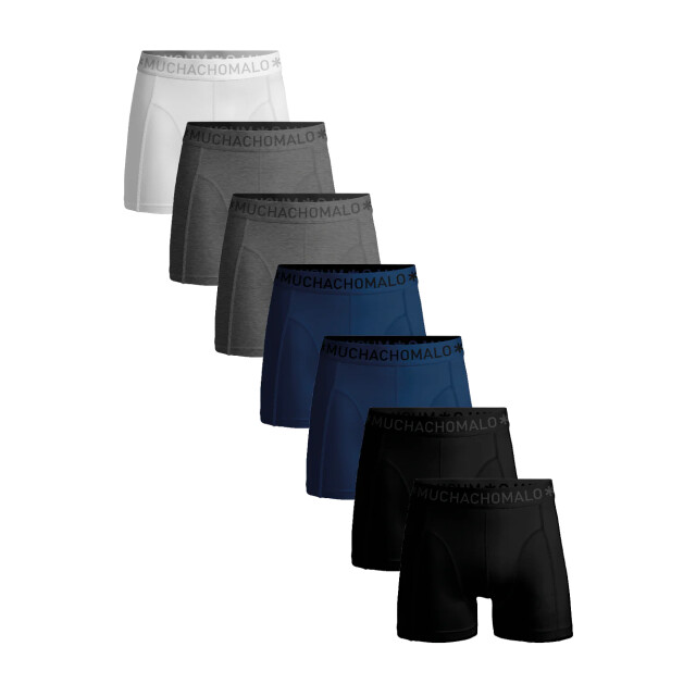 Muchachomalo Heren 7-pack boxershorts U-SOLID1010-1138 large