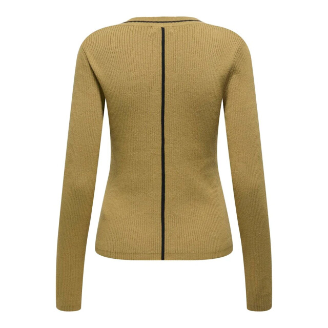 Jacqueline de Yong Josie l/s contrast rib pullover 15338993 large