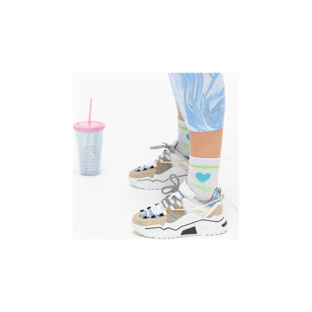 DWRS Label Sneaker met verwisselbaar voetbed J6870-01 Orion denim large