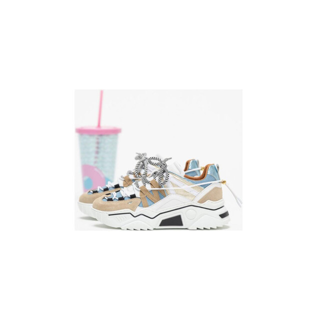 DWRS Label Sneaker met verwisselbaar voetbed J6870-01 Orion denim large