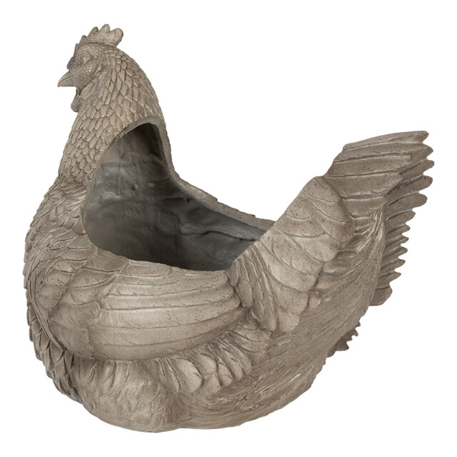 Clayre & Eef Bloempot kip 46x30x38 cm kunststof 3059002 large