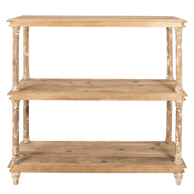 Clayre & Eef Kast 110x40x113 cm hout boekenkast 3058980 large