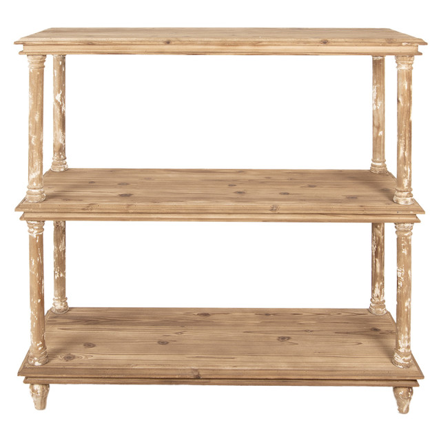 Clayre & Eef Kast 110x40x113 cm hout boekenkast 3058980 large