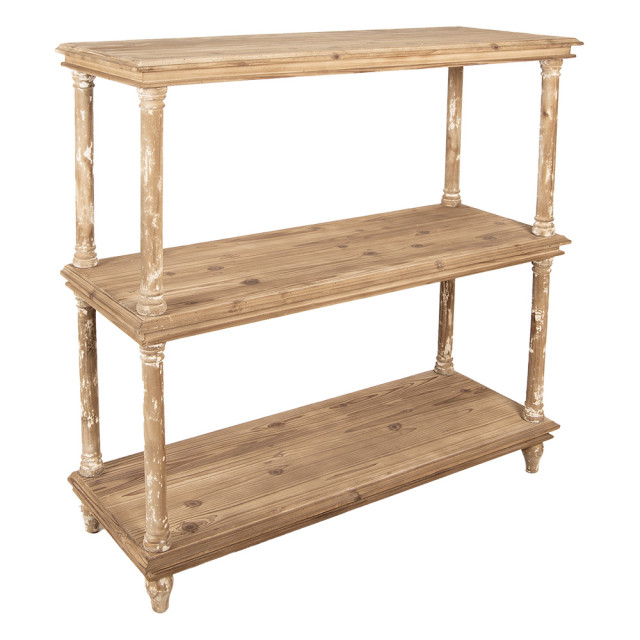 Clayre & Eef Kast 110x40x113 cm hout boekenkast 3058980 large