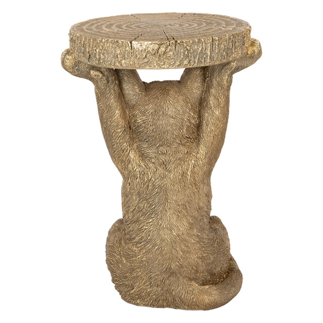 Clayre & Eef Bijzettafel kat 25x23x36 cm kunststof plantentafel 3059001 large