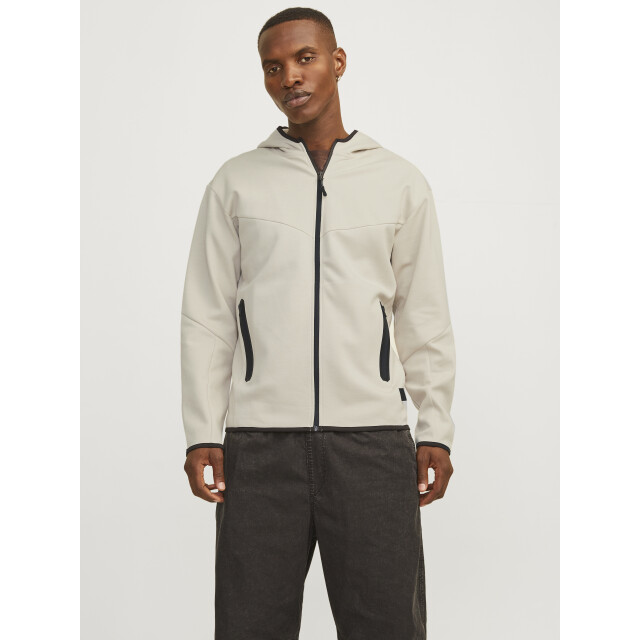 Jack & Jones jcofusion sweat zip hood noos 12260150 moonbeam 05791.198.0008 large