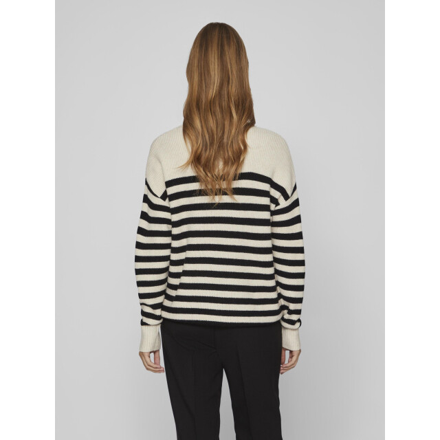 Vila Viril rib stripe l/s knit top noo 14089536 large