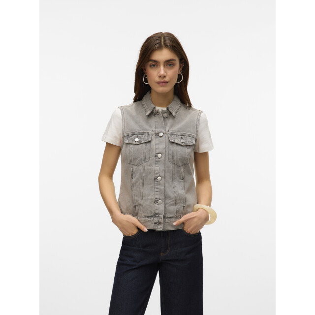 Vero Moda Vmzorica denim waistcoat mix 10322177 large