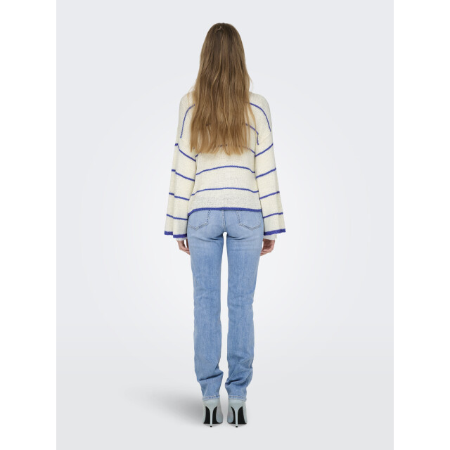 Only Onlgeena 7/8 stripe o-neck knt 15321477 large