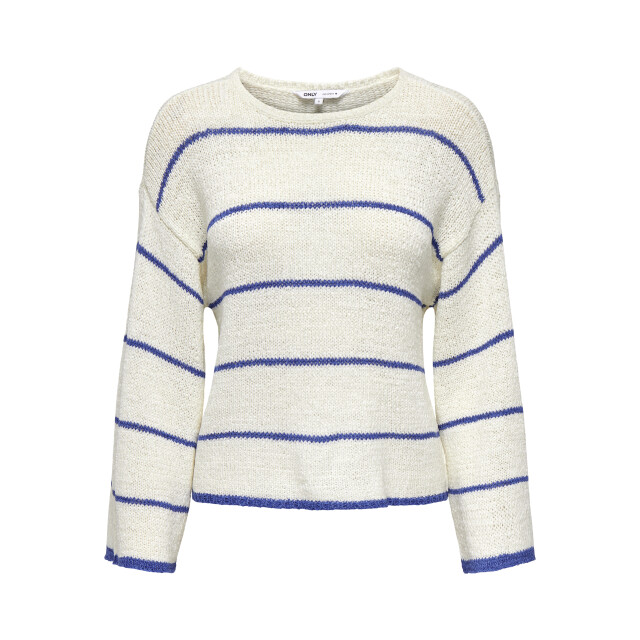 Only Onlgeena 7/8 stripe o-neck knt 15321477 large