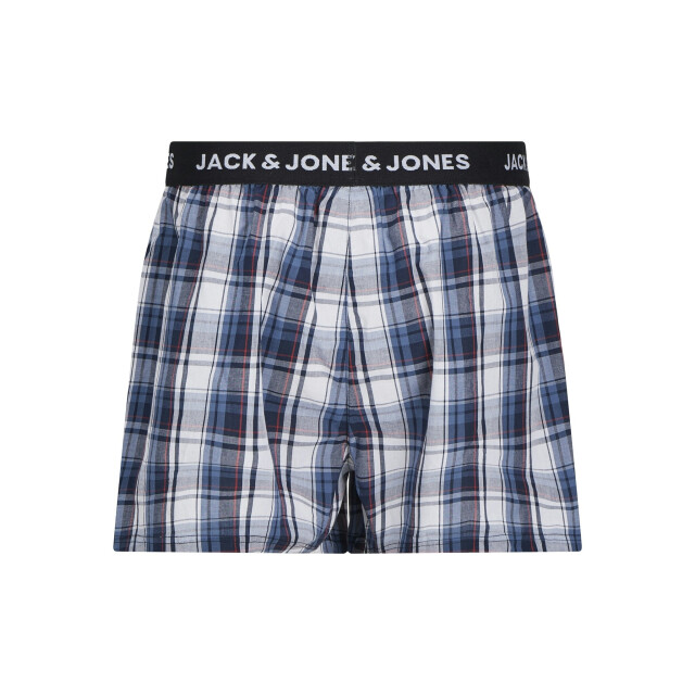 Jack & Jones Heren plus size wijde boxershorts geweven jacsaigon 3-pack donkerblauw/zwart 12278631 large Jack & Jones Heren plus size wijde boxershorts geweven jacsaigon 3-pack donkerblauw/zwart 12278631 large