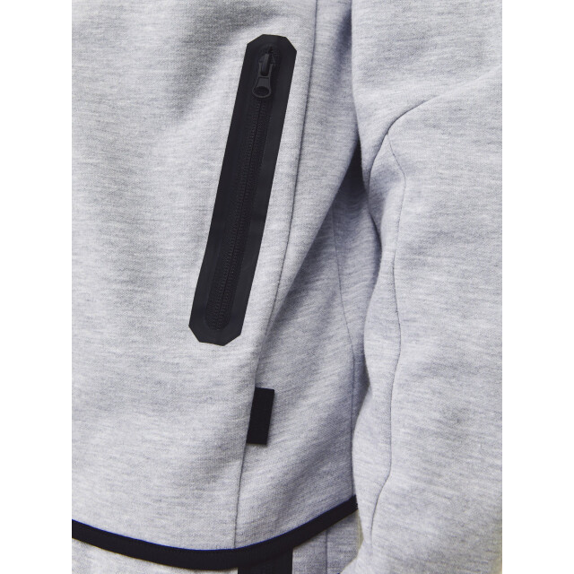 Jack & Jones Heren hoodie met rits jcofusion 12260150-Grijs large