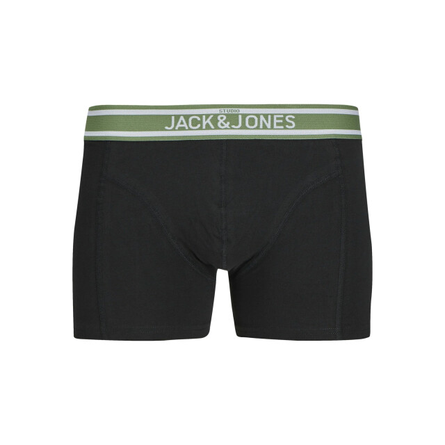 Jack & Jones Heren boxershorts trunks jacteddy 3-pack donkerblauw/zwart 12272108 large