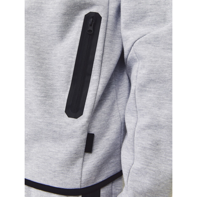 Jack & Jones Heren hoodie met rits jcofusion 12260150-Grijs large