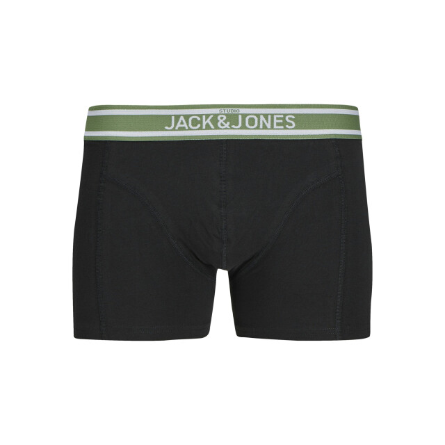 Jack & Jones Heren boxershorts trunks jacteddy 3-pack donkerblauw/zwart 12272108 large