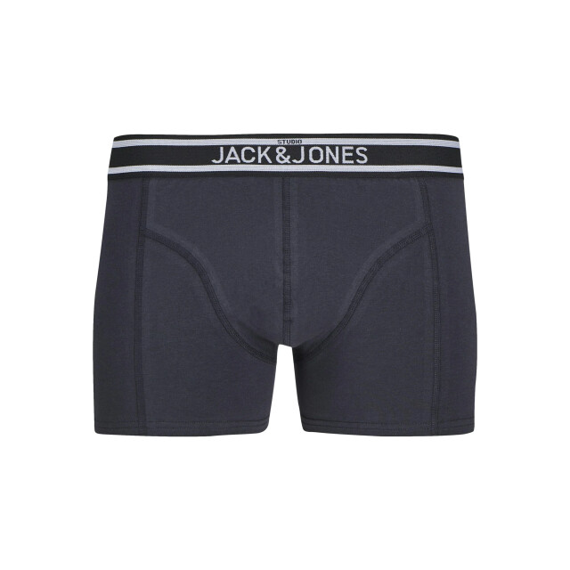 Jack & Jones Heren boxershorts trunks jacteddy 3-pack donkerblauw/zwart 12272108 large