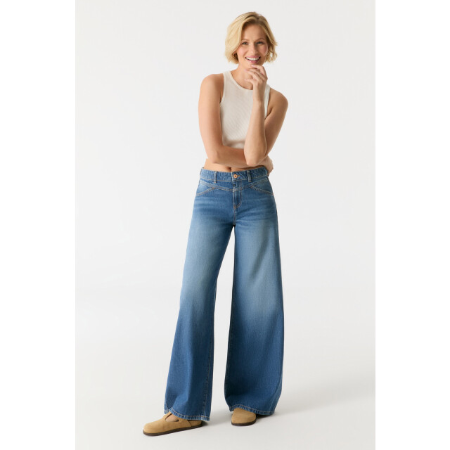 C.O.J. Denim Wide leg medium blue Hazel-114 large