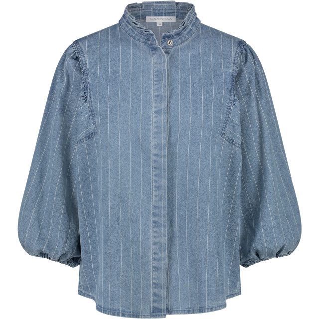 Tramontana Blouse blue denim C05-15-301-005003 large