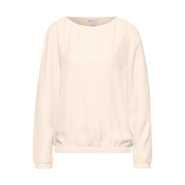Street One a345324 roundneck blouse w gathered A345324 large