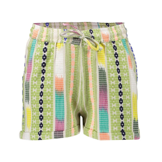 Geisha Zomer short meisjes fancy woven / lime 51131K-21 - 000530 - green/lime large