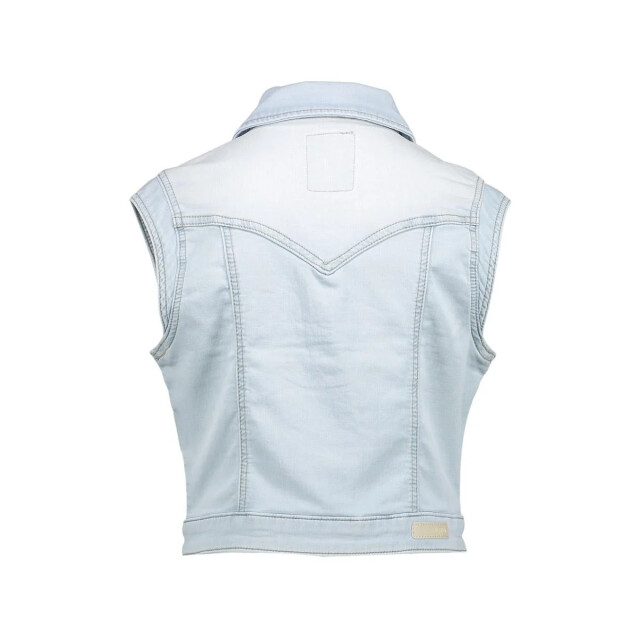 Geisha Zomer gilet meisjes jogg jeans bleached denim 55021K-10 - 000830 - bleached denim large